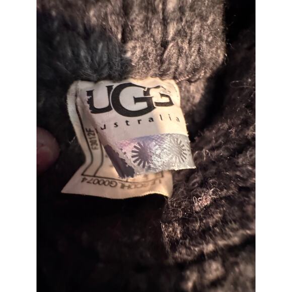 UGG Classic cardy lattice knit knee high sweater boot in dark grey sz 10/41 - Picture 11 of 11